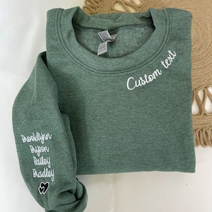 Mama Sweatshirt with Kid Name