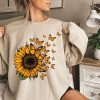 Sunflower & Butterfly Sweatshirt