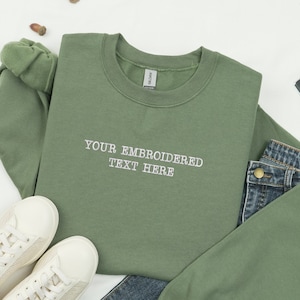 Custom Text Crewneck Sweatshirt
