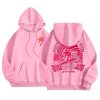 Waves Pink Palm Hoodie
