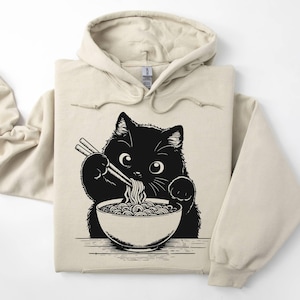 Noodle Cat Ramen Hoodie