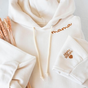 Custom Embroidered Mom Hoodie
